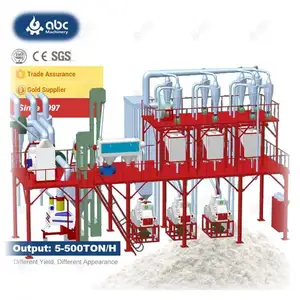 Commercial Multifunction Small Scale Roller Electric Corn Maize Milling Machine for Mini Maize Flour Grinding/Processing Plant