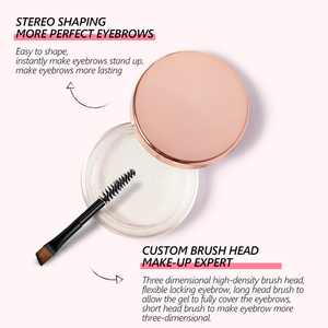 Vente en gros Gel gel des sourcils étanche végan pour le maquillage Gel pour sculpter les sourcils Cire pour sourcils Marque privée - Product Image 2