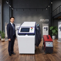 Découpeuse laser à fibre de bureau JiaXin Mini 6060 1500W CNC à refroidissement par eau pour tôles, prend en charge les fichiers DXF, épaisseur de 0 à 10 mm