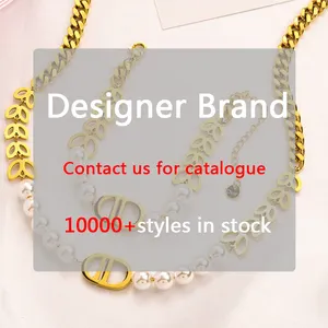 2023 Popular Brands Logo Engraved Wholesale 18k Gold Plated Rings Jewelry Beautiful For Women Designer Rings