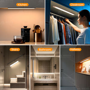 Luz de Armário com <span class=keywords><strong>Sensor</strong></span> de Movimento Recarregável Ultra Fina Sem Fio Magnética LED para Abaixo do Armário - Product Image 6
