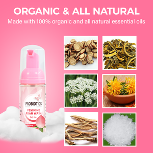 Produits d'hygiène féminine Chinaherbs, Monistat féminin, maintien du pH, nettoyant féminin, acide borique, probiotiques, kit de lavage en mousse féminine - Product Image 2