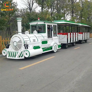 Navidad atracción turística ciudad Parque de Atracciones paseos diesel eléctrica sin caminos tren para <span class=keywords><strong>la</strong></span> venta - Product Image 2