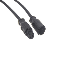 M12 Steckverbinder 2-polig Stecker Buchse Elektrisches Kabel IP67 Wasserdichter Stromanschluss