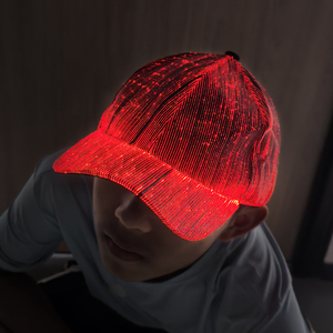 7 Color LED Fiber Optic <strong>Lighting</strong> Baseball Caps Change Flashing <strong>Hats</strong> for Party Sports Casual Fishing Outdoor Use - Product Image 4