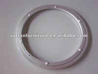 18 pouces OD 456 mm Offset-Style Aluminium Lazy Susan Tourne-disque Roulements Carrousel Canapé Chaise Plaque Pivotante Anneau de Base