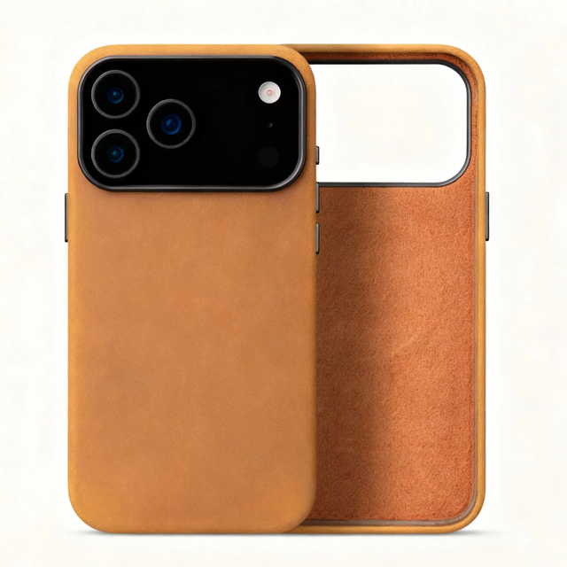 Premium Genuine Leather Business Design Embossed for Shockproof TPU Bumper Protective Cover for 16/17 Series