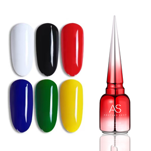 AS Nail Supplies Vernis à ongles couleurs classiques longue durée Vernis à ongles avec logo personnalisé Marque privée <span class=keywords><strong>Rouge</strong></span> Jaune Noir <span class=keywords><strong>Blanc</strong></span> Vernis <span class=keywords><strong>gel</strong></span> - Product Image 1
