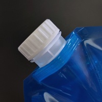 Gourde portable pliable de 5 litres, 10 litres, sans BPA, pour eau d'urgence, sans fuite, avec poignée