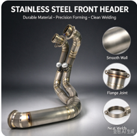 Système d'échappement complet de course modifié de qualité européenne pour moto V8, compatible JOG V8, DIO, BWS, ZX, DIO90, RR, DIO 26AA, ZX 26AA