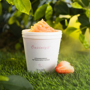 สครับขัดผิวสตรอว์เบอร์รีออร์แกนิค OEM ช่วยผลัดเซลล์ผิวกระจ่างใส สำหรับผิวหน้าและผิวกาย ทำความสะอาดล้ำลึก ผิวเนียนนุ่ม เหมาะสำหรับทุกสภาพผิว - Product Image 6