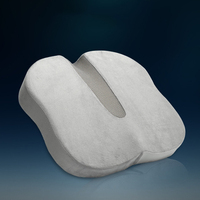 Coussin de siège de voiture orthopédique en gros d'usine mousse à mémoire de forme en U pour les hémorroïdes oreillers lombaires amovibles coussins de siège