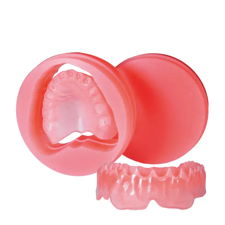 Aidite Disque en résine CAD CAM Matériel de laboratoire dentaire Dents blanches PMMA multicouche 98*10-30mm