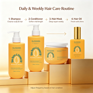 Ensemble Shampooing et Après-Shampooing au Beurre de Karité et Huile de Coco, Vente en Gros, Marque Privée, OEM, Nourrissant pour Cheveux Secs - Product Image 4