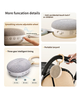 Nouvel Arrivage OEM Machine à bruit blanc portable de voyage avec veilleuse chaude et minuterie intelligente pour apaiser le sommeil des bébés - Product Image 3