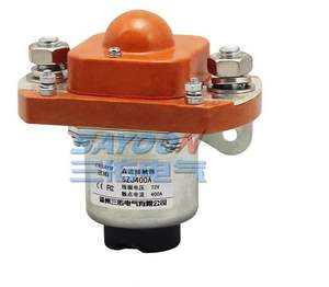 Contacteur CC MZJ Sanyou MZJ 50 100 200 300 400 600A à double bobine 24V pour véhicule électrique, origine Guangdong - Product Image 4
