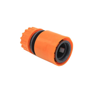 Huabangshi Orange Plastic Pipe Connector 12mm Locking Type Coupling For <b>Water</b> Pipe Joint Garden Hose Fitting - Product Image 1
