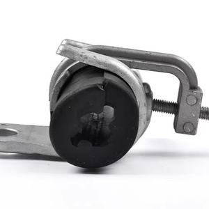 Pince de Suspension à quatre cœurs JCG pince de Suspension fixe en alliage d'aluminium accessoires d'alimentation de câble à fibres optiques - Product Image 4