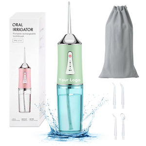 Irrigador Bucal Portátil Recargable por USB con Certificación IPX7, para Limpieza Dental en Casa y al Aire Libre - Product Image 1