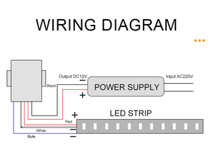 Dc12v/24V 5A 72 Wát ba màu LED Gương thông minh make up phòng tắm gương cảm ứng ON/OFF Dimmer cảm biến cảm ứng chuyển đổi - Product Image 5