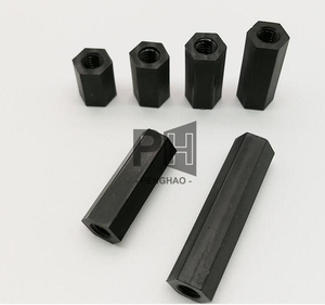 Đai Cố Định Bằng Nhựa Nylon Màu Đen M3 M4 Cái Sang Cái Đai Ốc Lục Giác Dài Hình Trụ - Product Image 3