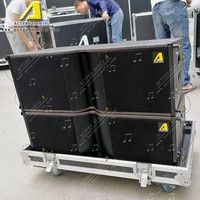 Amplifier Line Array Dobel 8 Inci Garis Pengeras Suara Kotak Kosong