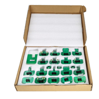 Marco LED BDM de acero inoxidable, conjunto completo de adaptadores BDM para KESS Ktag FGTECH BDM100, herramienta de programación de Chip ECU con sonda, 22 Uds.