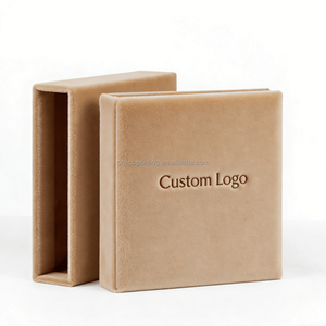 Scatole Regalo in Velluto con Logo Personalizzato, Perfette per <span class=keywords><strong>Ricordi</strong></span> di Matrimonio e Memorie di Neonati - Product Image 2