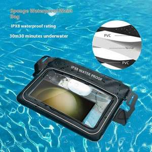 Bolsa Impermeable para Teléfono Celular 2025, para Deportes al Aire Libre, IPX8, de Poliéster Transparente, para Natación, Ligera, con Cinturón - Product Image 3