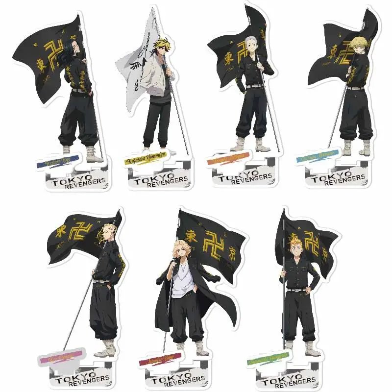 Hoge Kwaliteit 7 Ontwerpen Custom Leuke Anime Tokyo Revengers Acryl Figuur Display Standee Voor Anime Fans Gift