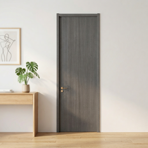 Maßgefertigte MDF-Tür mit Unbehandelter Oberfläche und Vorgehängtem Rahmen für den Innenbereich in Schlafzimmern, Hotels und Schulen - Product Image 3