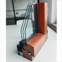 Ventana de Madera de Alto Rendimiento con Apertura Abatible Personalizada, Triple Panel Templado con Recubrimiento Low-E, Ahorro de Energía y Aislamiento Acústico para Hotel