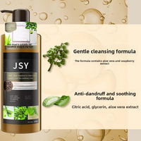 Sampo Aloe Vera Soapberry dengan 5 Sachet 10ml untuk Membersihkan Kulit Kepala yang Menyegarkan dan Rambut yang Terlihat Lebih Lebat dan Halus Label Pribadi
