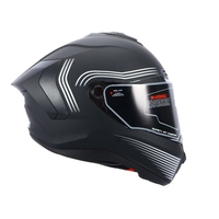 TOOP ECE & DOT Casque de moto intégral à logo personnalisé standard avec doublure lavable de haute qualité Casques à moteur pour hommes