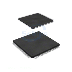 ชิ้นส่วนอิเล็กทรอนิกส์แบบฝังตัว รุ่น LC4512C-75T176I 176 LQFP จากผู้ผลิต - Product Image 1
