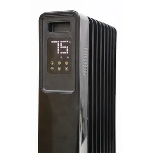 Radiator Heater Electric 1000W 1500W 2000W 2500W 3000W Temperature Display APP Operation Electric Radiator Oil Heater With Timing And Temperature Setting