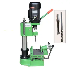 Wood portable woodworking carpentry vertical hollow chisel slot mortiser hole tenoner mortising making groover machine tool