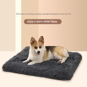 Calming <b>Dog</b> Crate <b>Bed</b> XL Extra Large Washable Anti <b>Anxiety</b> <b>Dog</b> Pet <b>Bed</b> Fluffy <b>Dog</b> Pillow Mat with Anti-Slip Bottom - Product Image 2