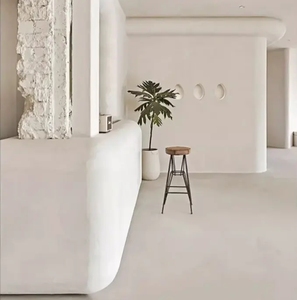 Revestimiento de microcemento a base de agua de alta adherencia para uso en paredes interiores Piso de microcemento Microcemento blanco para aplicación en pisos - Product Image 2