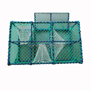 Trampa Rectangular para Langostas de Alta Resistencia, 70x40x20cm, Red de HDPE, Marco de Acero Galvanizado, 2 Entradas, para Pesca en Alta Mar - Product Image 3