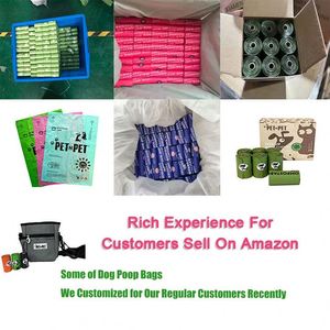 Sacs à déjections canines biodégradables 100 % recyclables et écologiques, sacs à déjections canines compostables avec porte-sacs - Product Image 6