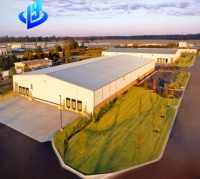 Bâtiment préfabriqué en structure métallique portable, fourni directement par l'usine, pour garage, entrepôt, atelier, avec un design moderne