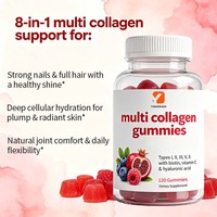 Gummies de collagène OEM ODM sous marque privée pour la beauté et la santé : soutien des cheveux, de la peau, des ongles et des articulations – Complément alimentaire