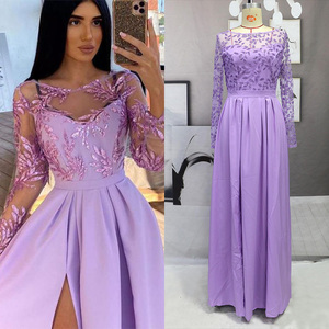 <span class=keywords><strong>Vestido</strong></span> <span class=keywords><strong>Largo</strong></span> de Fiesta con Lentejuelas Color <span class=keywords><strong>Verde</strong></span> <span class=keywords><strong>Azulado</strong></span>, Estilo Moderno, Manga Larga, Venta al por Mayor - Product Image 6