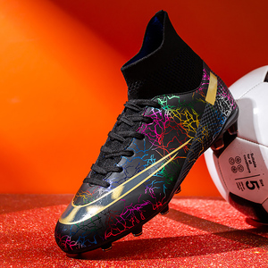 Brand Logo Custom High Top Professional AG TF Plus EU 47 48 US 13 <strong>14</strong> <strong>Size</strong> Leather Training <strong>Football</strong> Shoes Soccer <strong>Boots</strong> for Men - Product Image 6