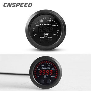 CNSPEED EGT เกจวัด 60 มม. จอแสดงผลดิจิตอลเซ็นเซอร์อุณหภูมิไอเสียแผงหน้าปัดรถยนต์ - Product Image 5