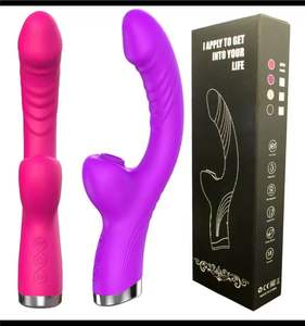 Vibrateur pour femmes 2 en 1 Machine à lécher Stimulateur du clitoris Point G <span class=keywords><strong>Vibro</strong></span> puissant <span class=keywords><strong>Vibro</strong></span>-dildo Baguette suceuse de clitoris Jouets sexuels pour adultes - Product Image 6