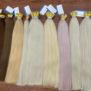 Extensions de cheveux humains vietnamiens Remy vierges de haute qualité 100 %, 100 g en vrac, toutes couleurs, style pré-collé à la bande, Thanh Hair, vente en gros - Product Image 1