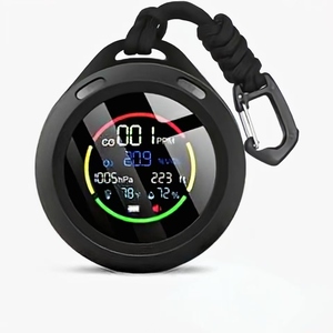 2025 6-en-1 moniteur de qualité de l'air <span class=keywords><strong>détecteur</strong></span> de monoxyde de carbone <span class=keywords><strong>détecteur</strong></span> d'oxygène capteur O2 avec batterie longue pour une utilisation en <span class=keywords><strong>camping</strong></span> en plein air - Product Image 1