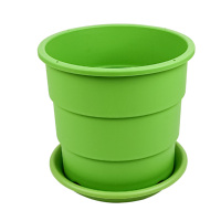 Pot de fleurs en PP épaissi de 15,87 L avec trous de drainage respirants, conception de contrôle des racines, design minimaliste et créatif, pour toutes les saisons, jardinière sur pied
